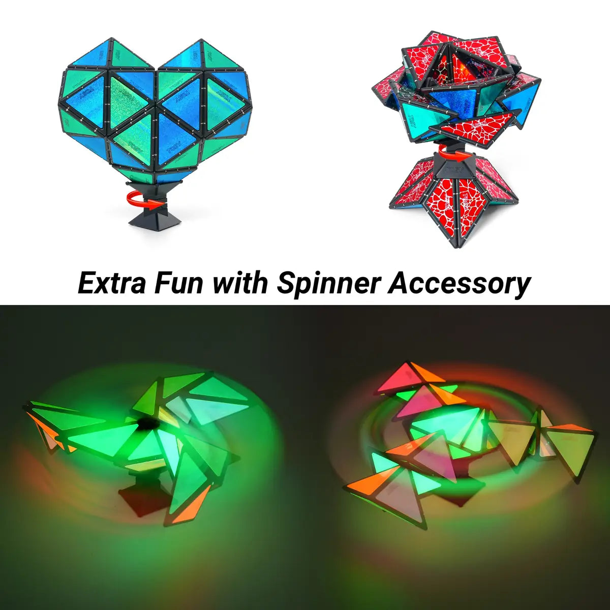 TOSY Magnet Pyramid Glow - 4 Pack