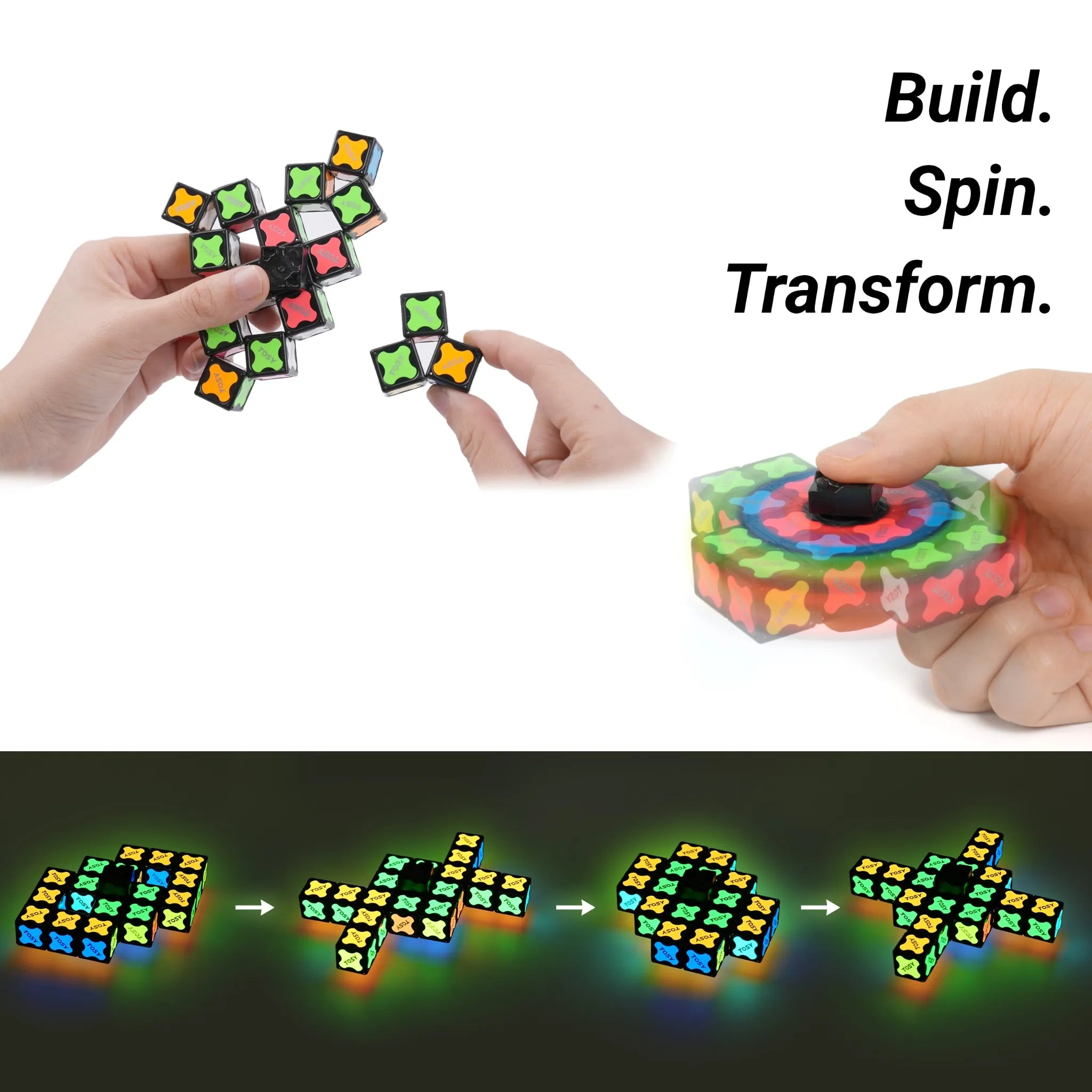 TOSY Fidget Spinner Glow