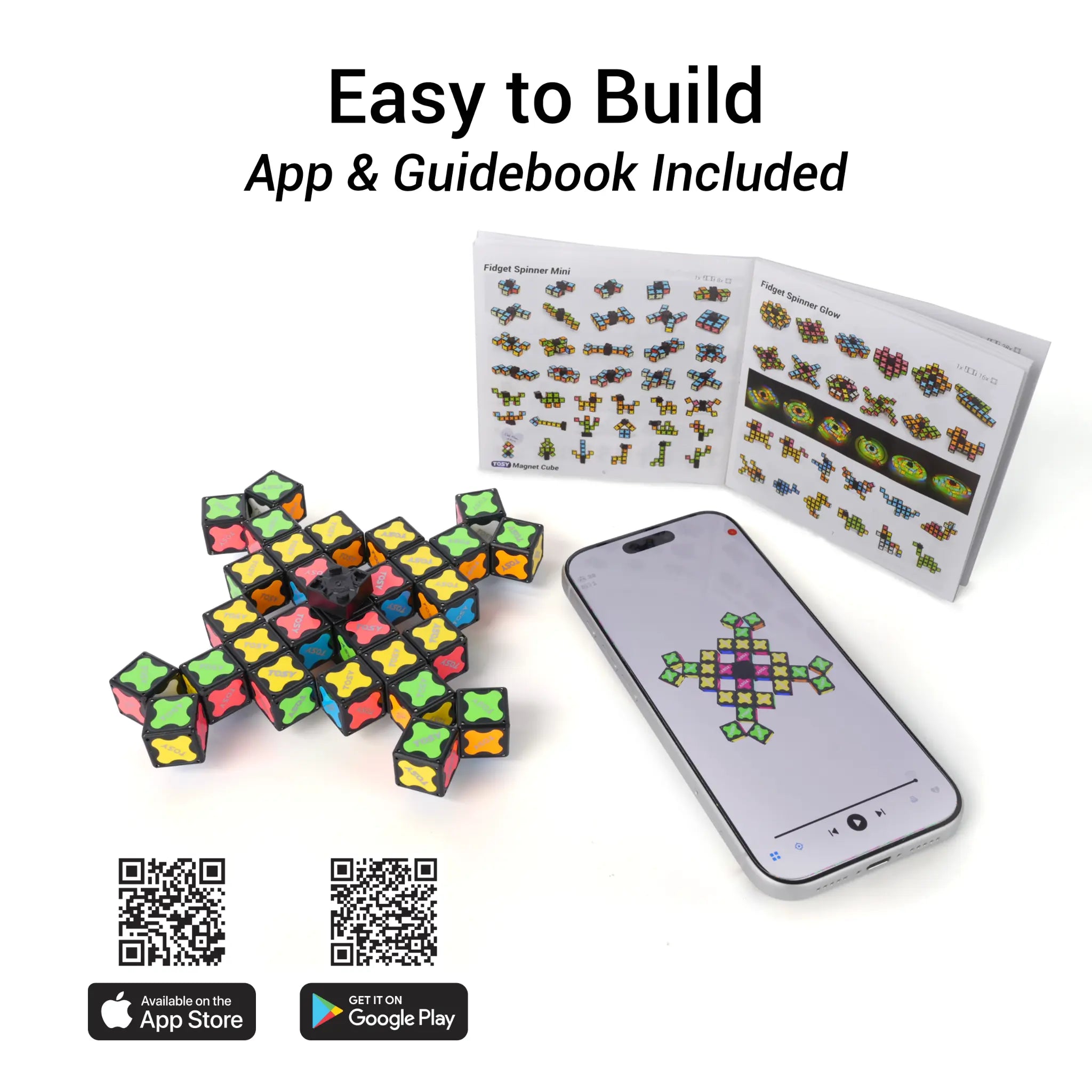 TOSY Fidget Spinner Glow - 2 Pack