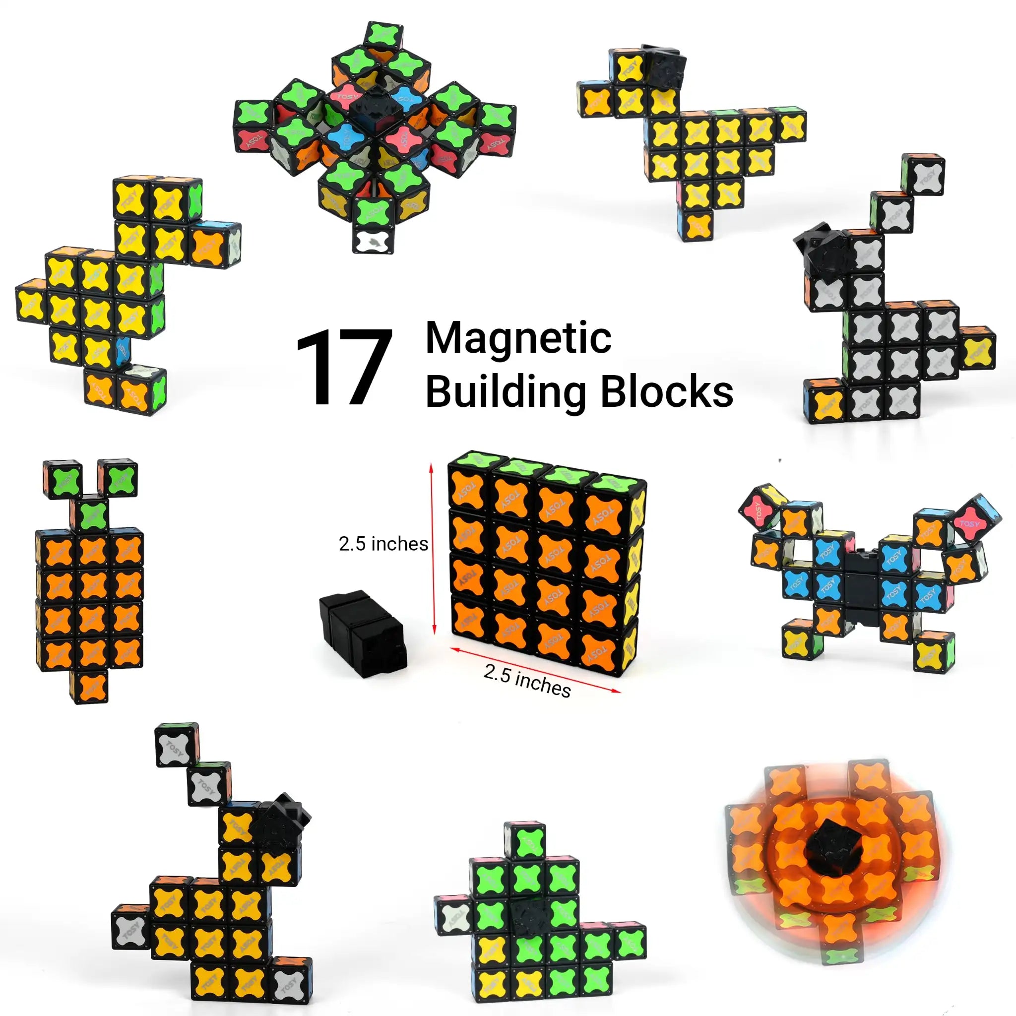 TOSY Fidget Spinner Glow - 2 Pack