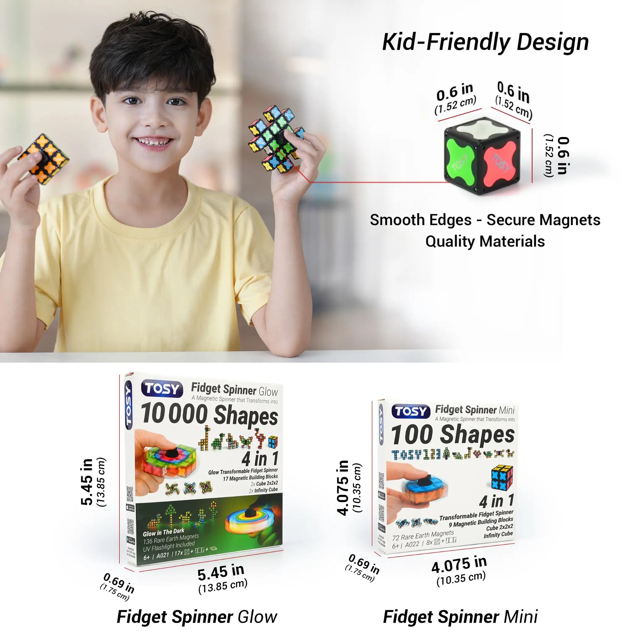 TOSY Fidget Spinner Glow