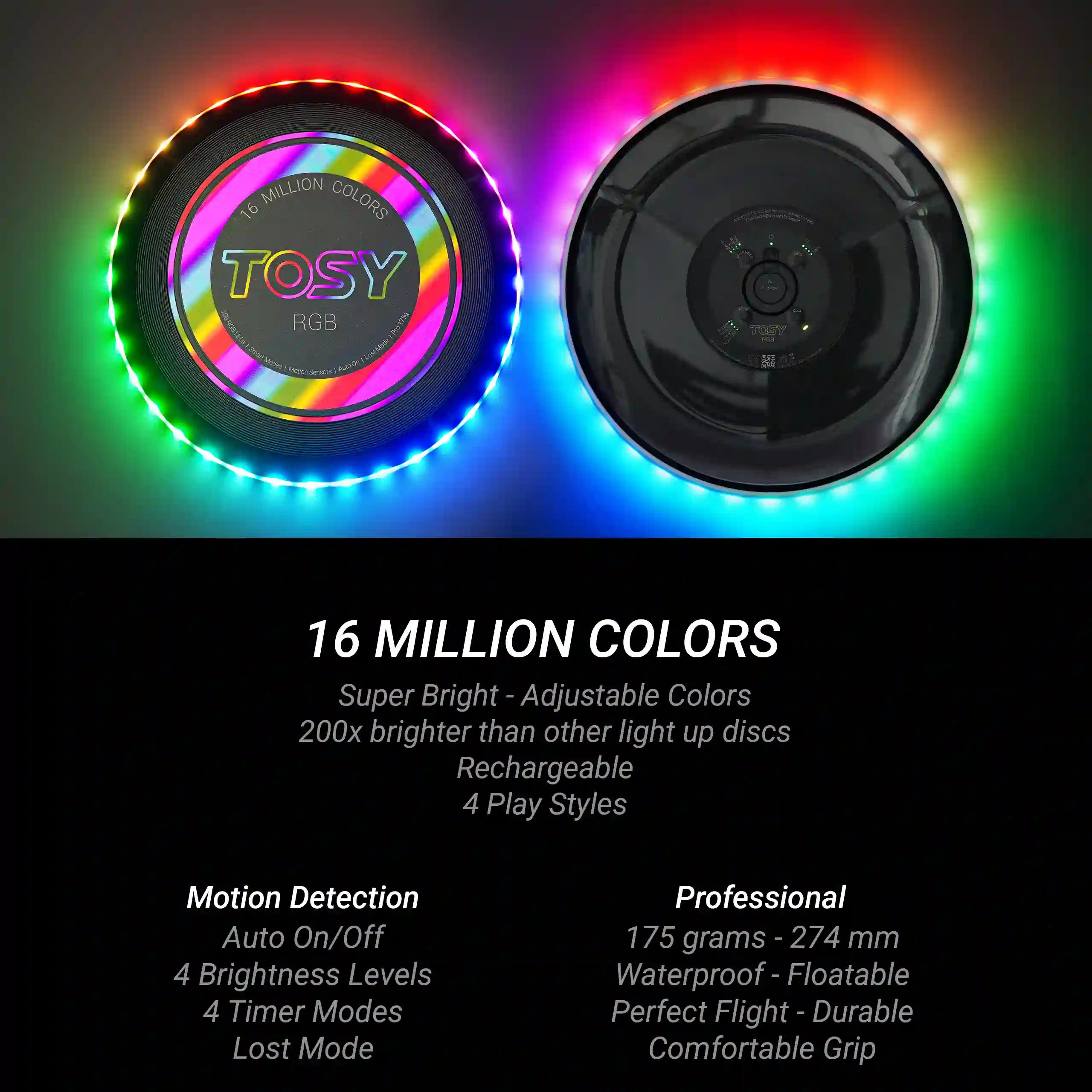 TOSY Flying Disc RGB