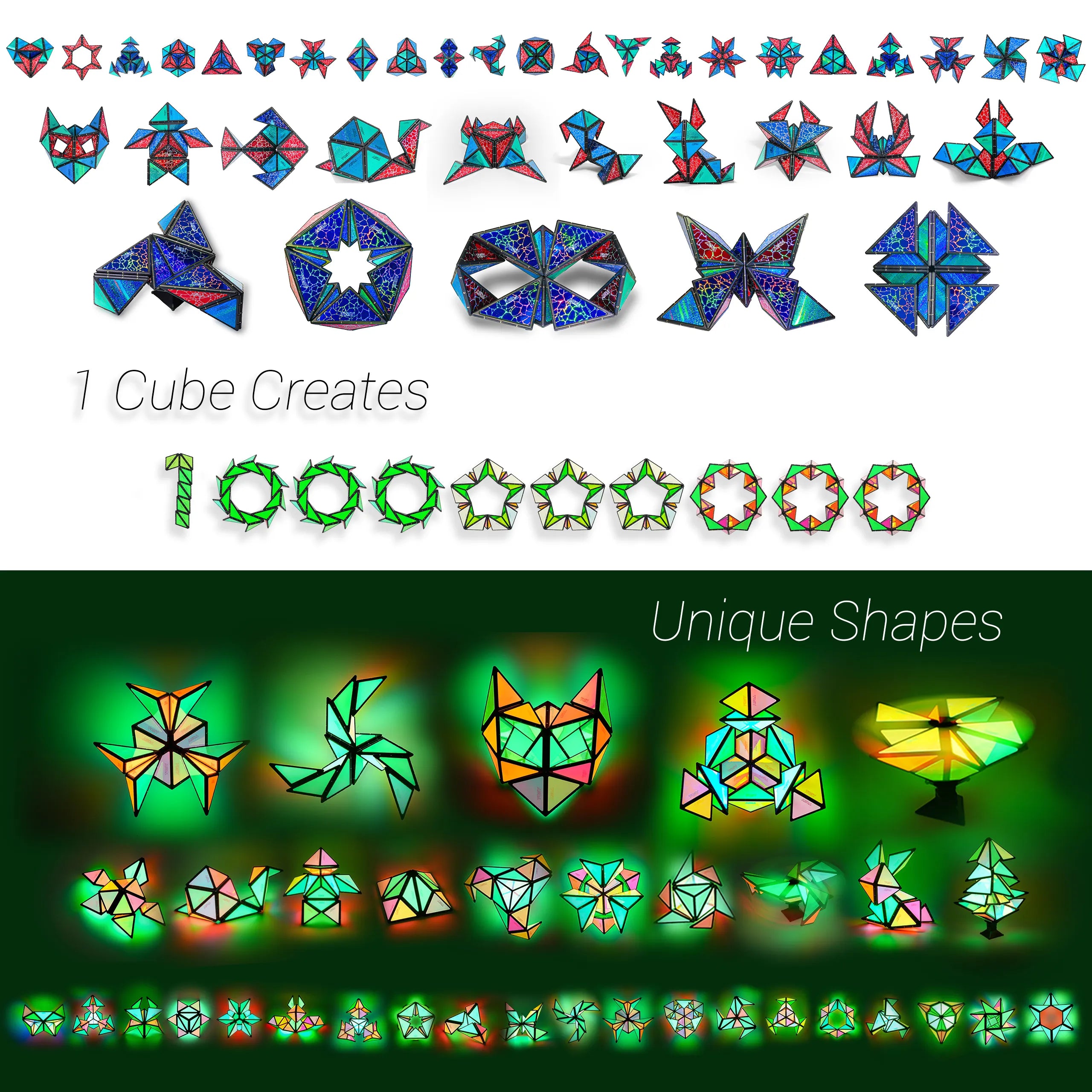 TOSY Magnet Pyramid Glow - 2 Pack