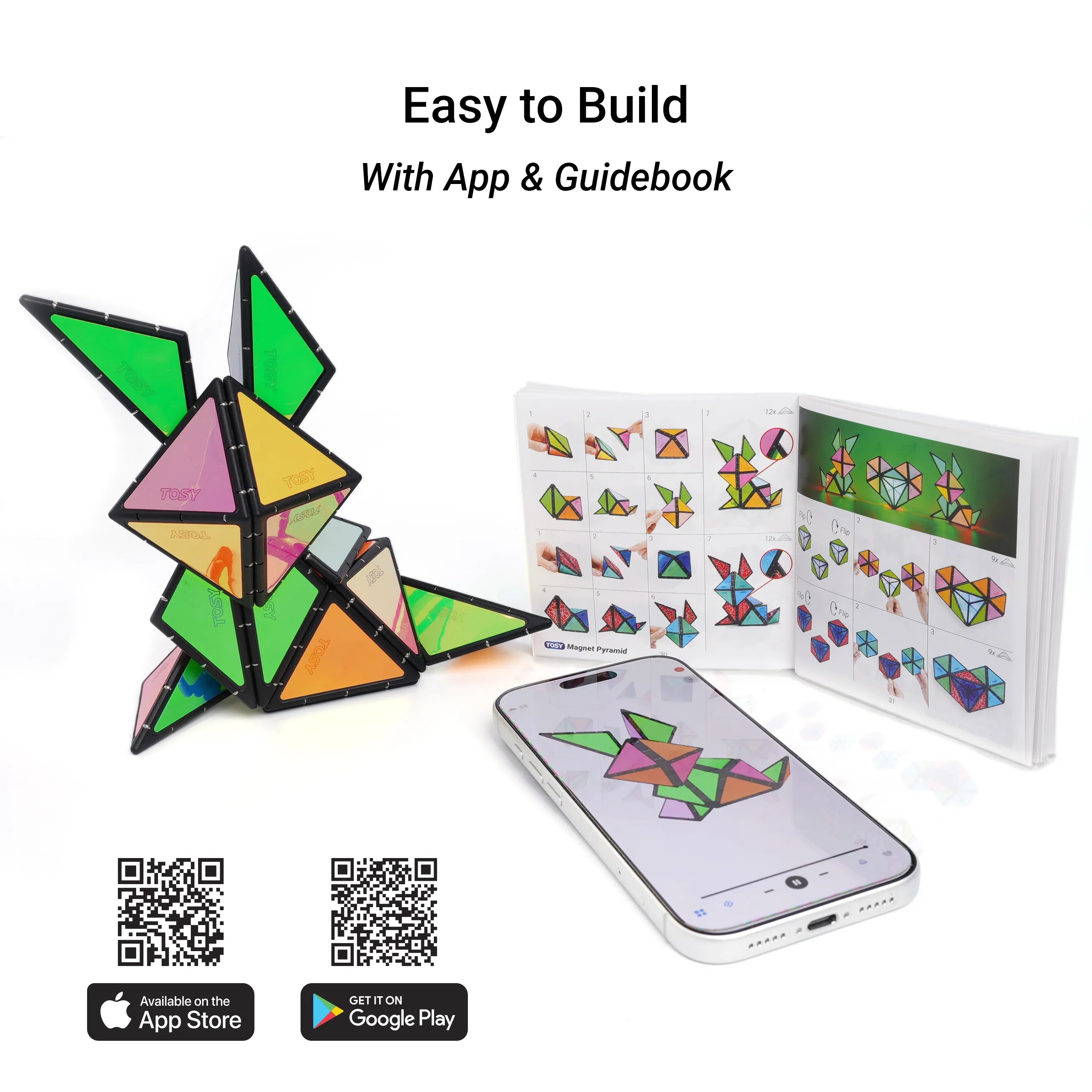 TOSY Magnet Pyramid Glow - 2 Pack