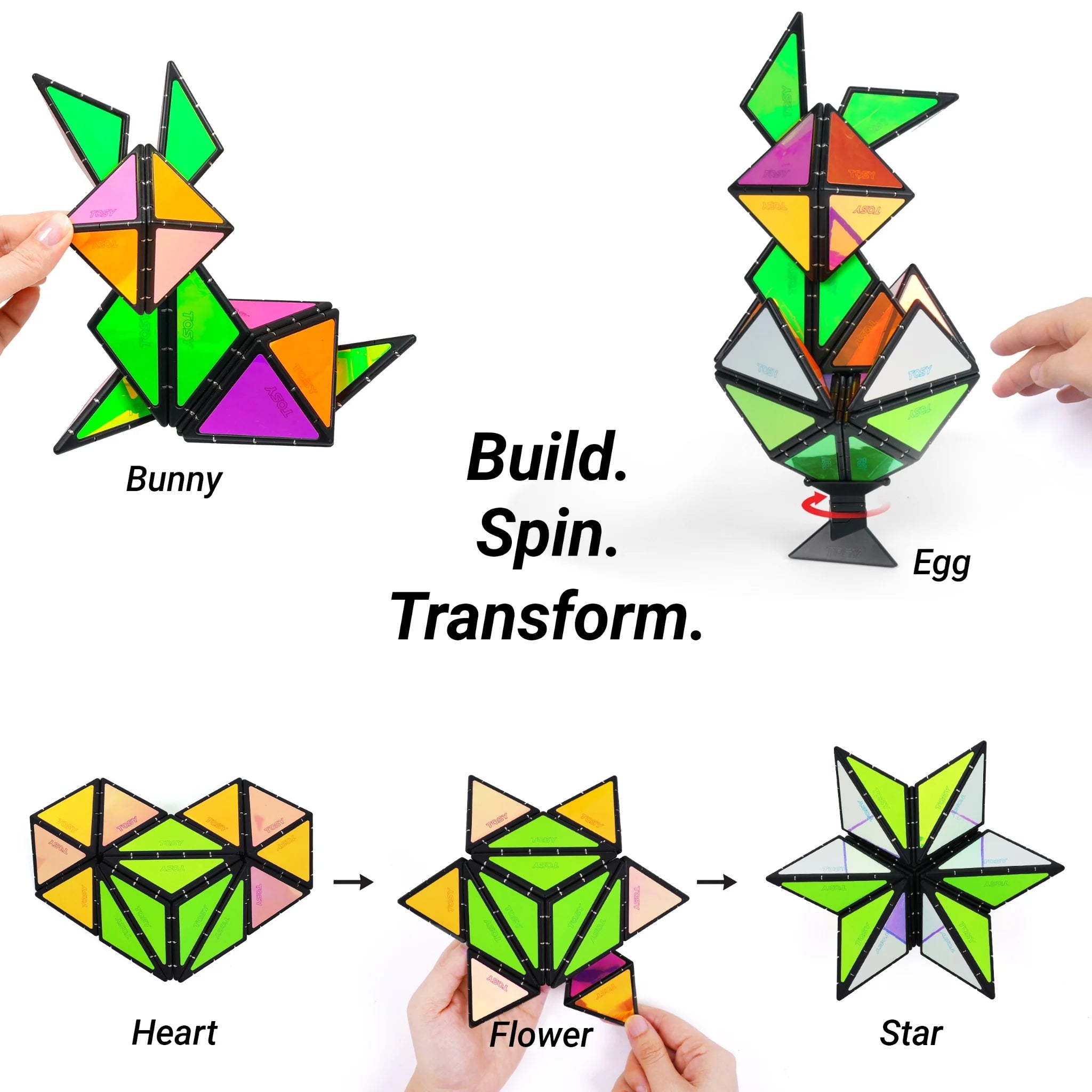 TOSY Magnet Pyramid Glow - 2 Pack