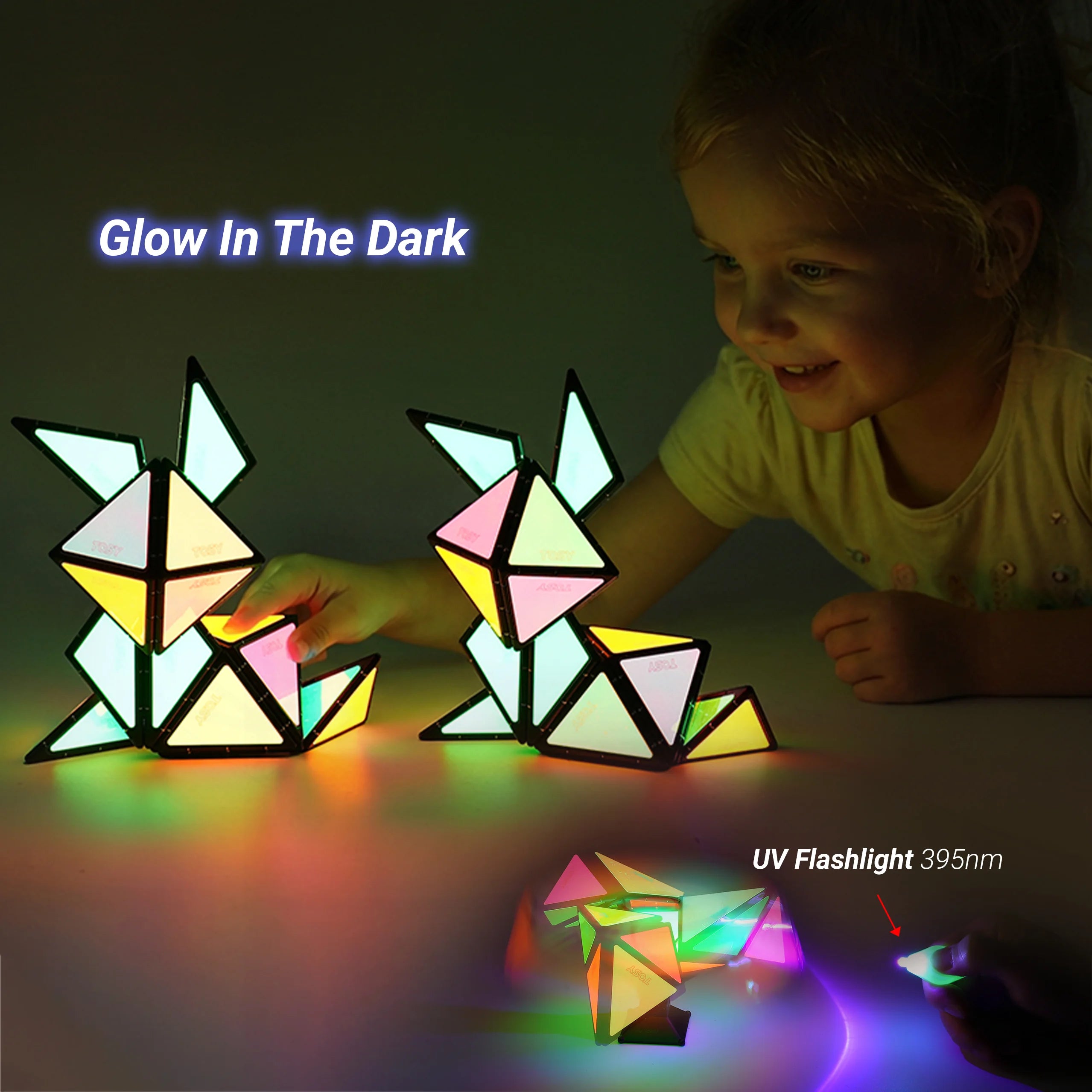 TOSY Magnet Pyramid Glow - 2 Pack