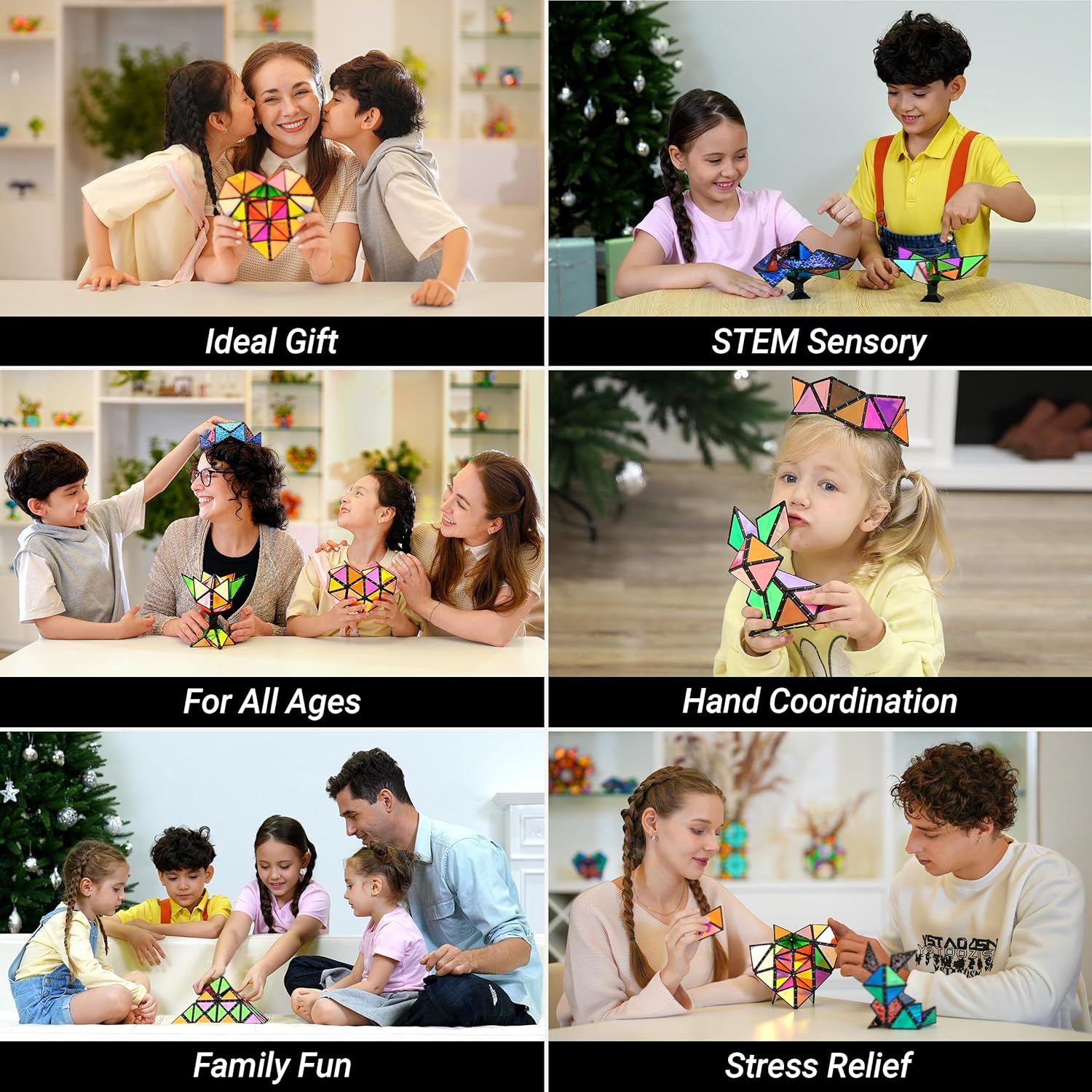 TOSY Magnet Pyramid - 2 Pack (Mixed Set)