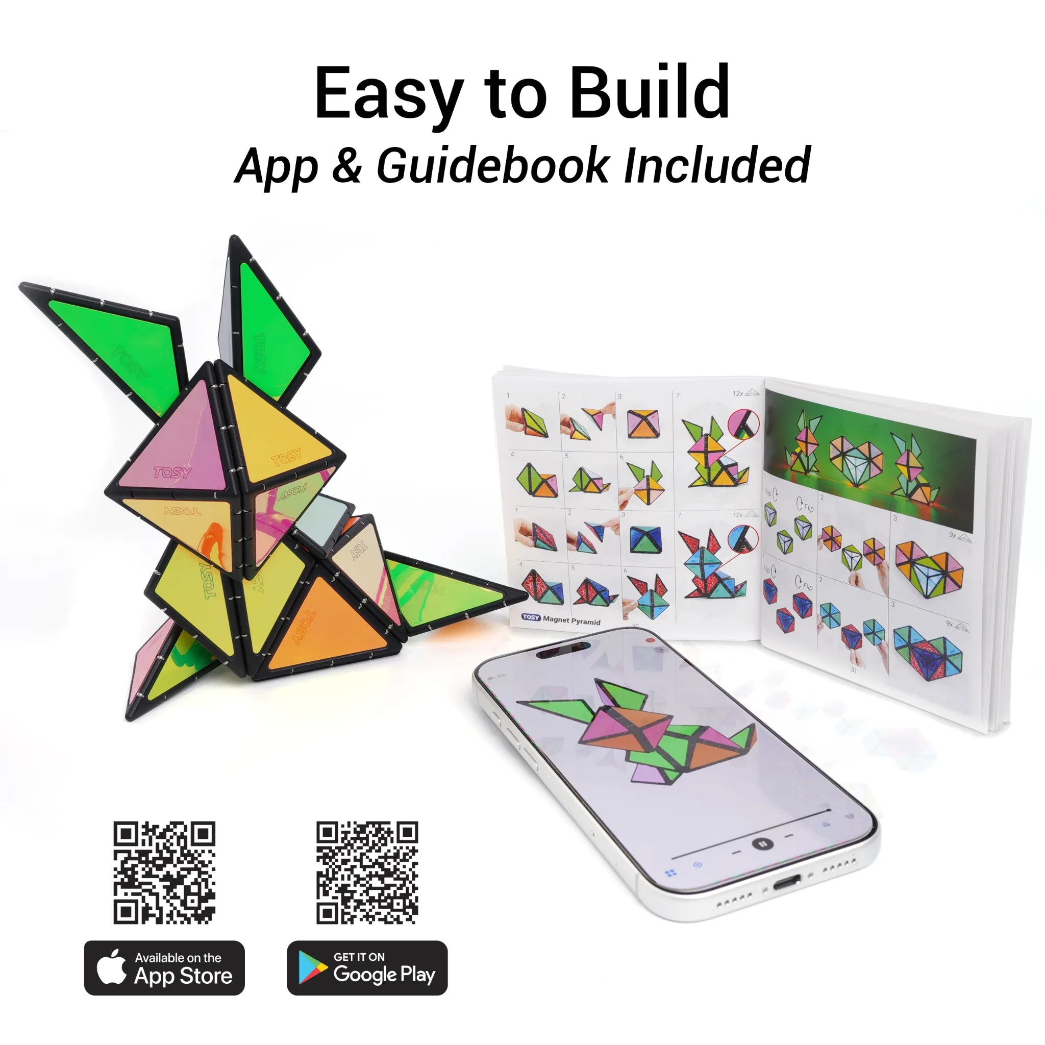 TOSY Magnet Pyramid Glow - 2 Pack
