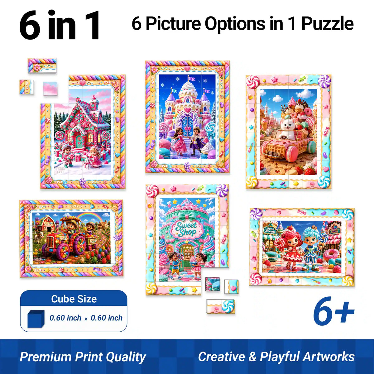 TOSY Picture Cube Dessert Kingdom