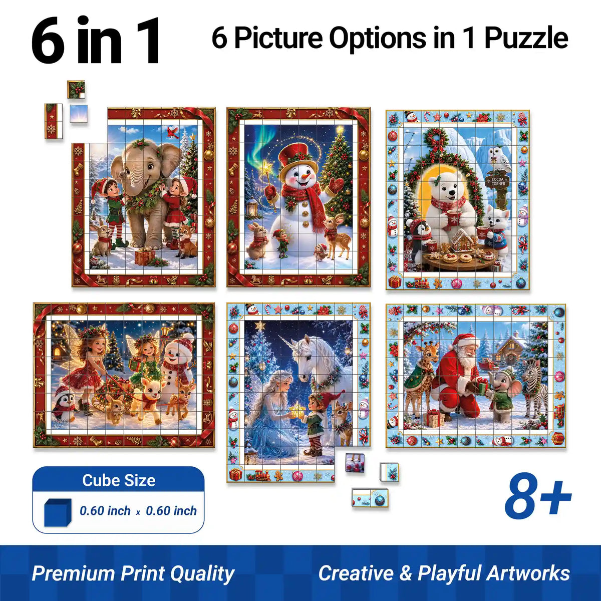 TOSY Picture Cube Enchanted Holiday