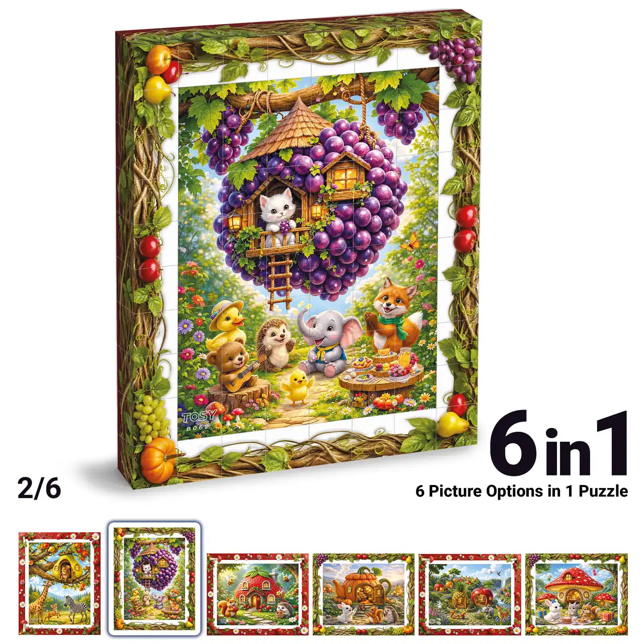 TOSY Picture Cube Fruity Wonderland