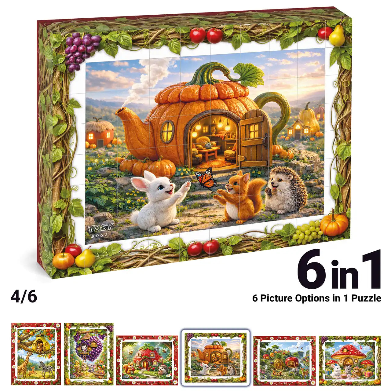 TOSY Picture Cube Fruity Wonderland