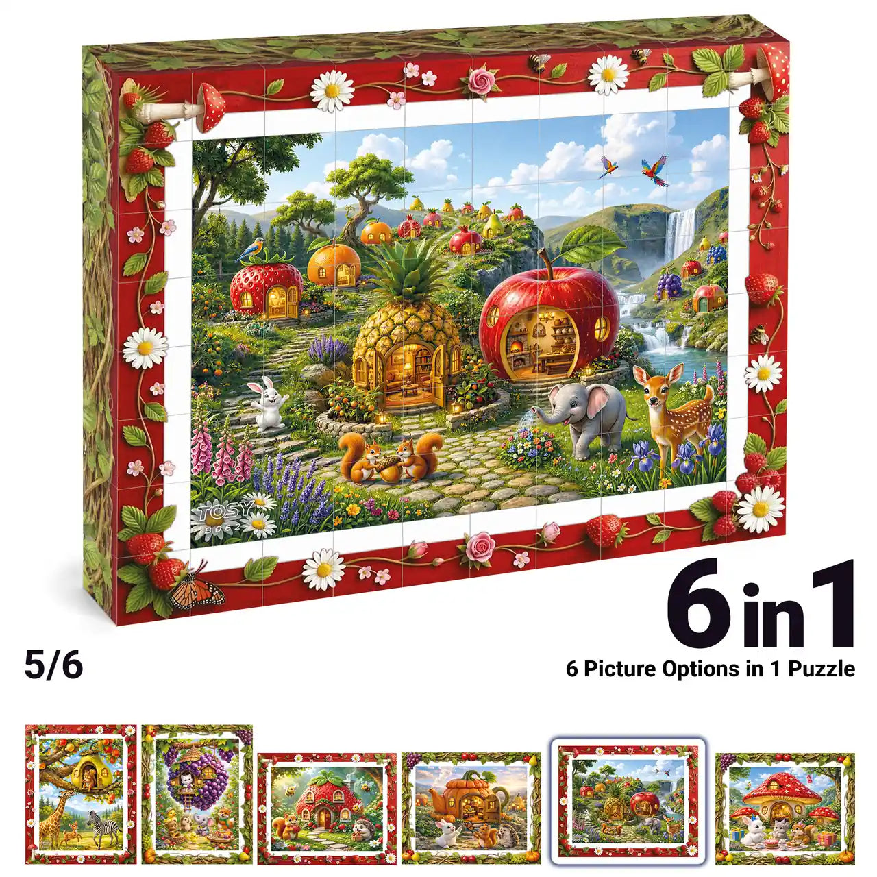 TOSY Picture Cube Fruity Wonderland