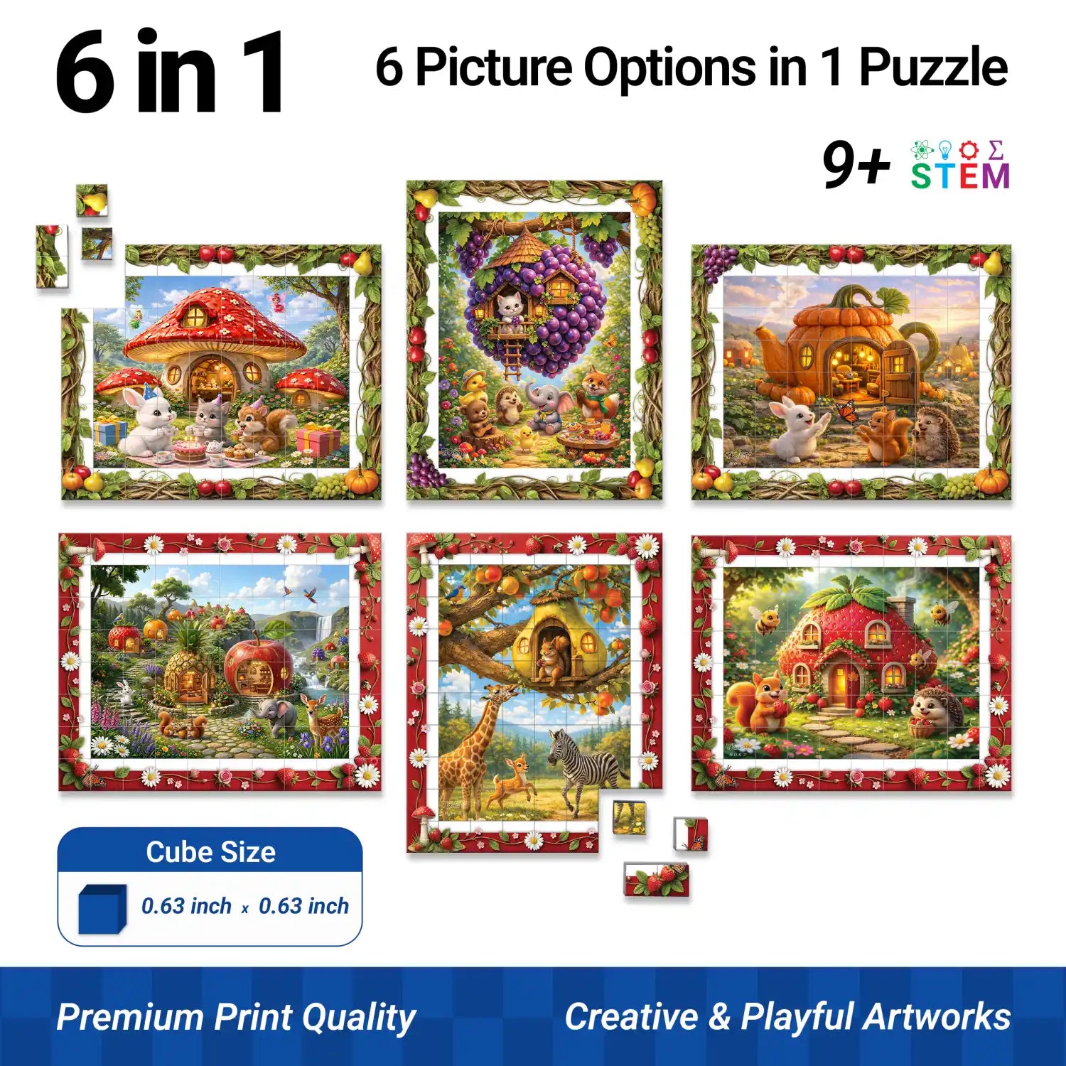 TOSY Picture Cube Fruity Wonderland