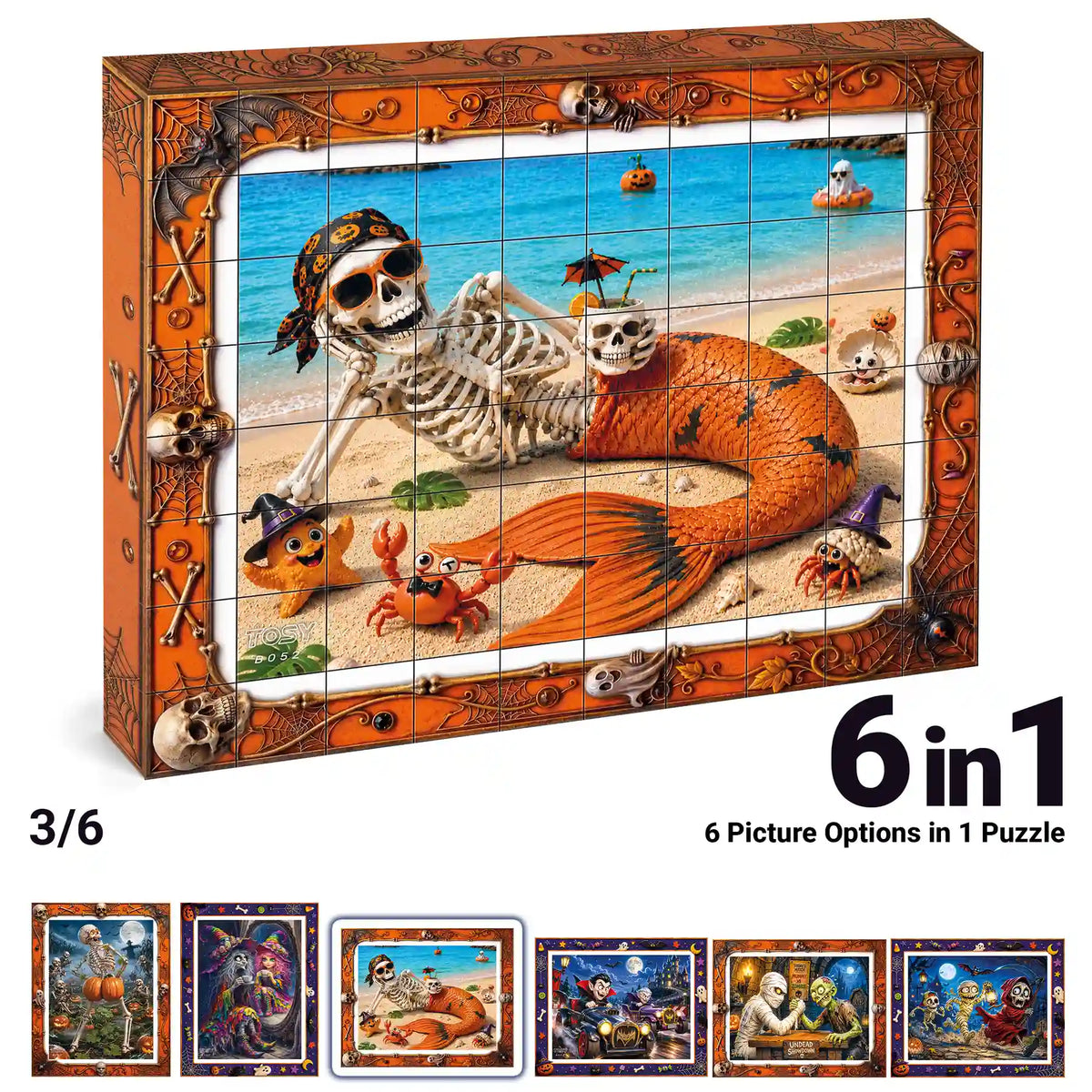 TOSY Picture Cube Halloween Spooky Fun