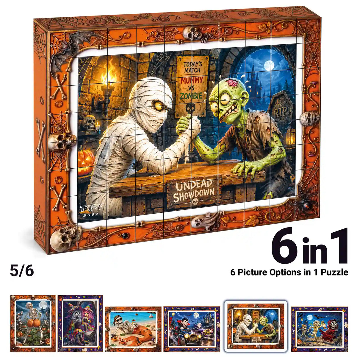 TOSY Picture Cube Halloween Spooky Fun