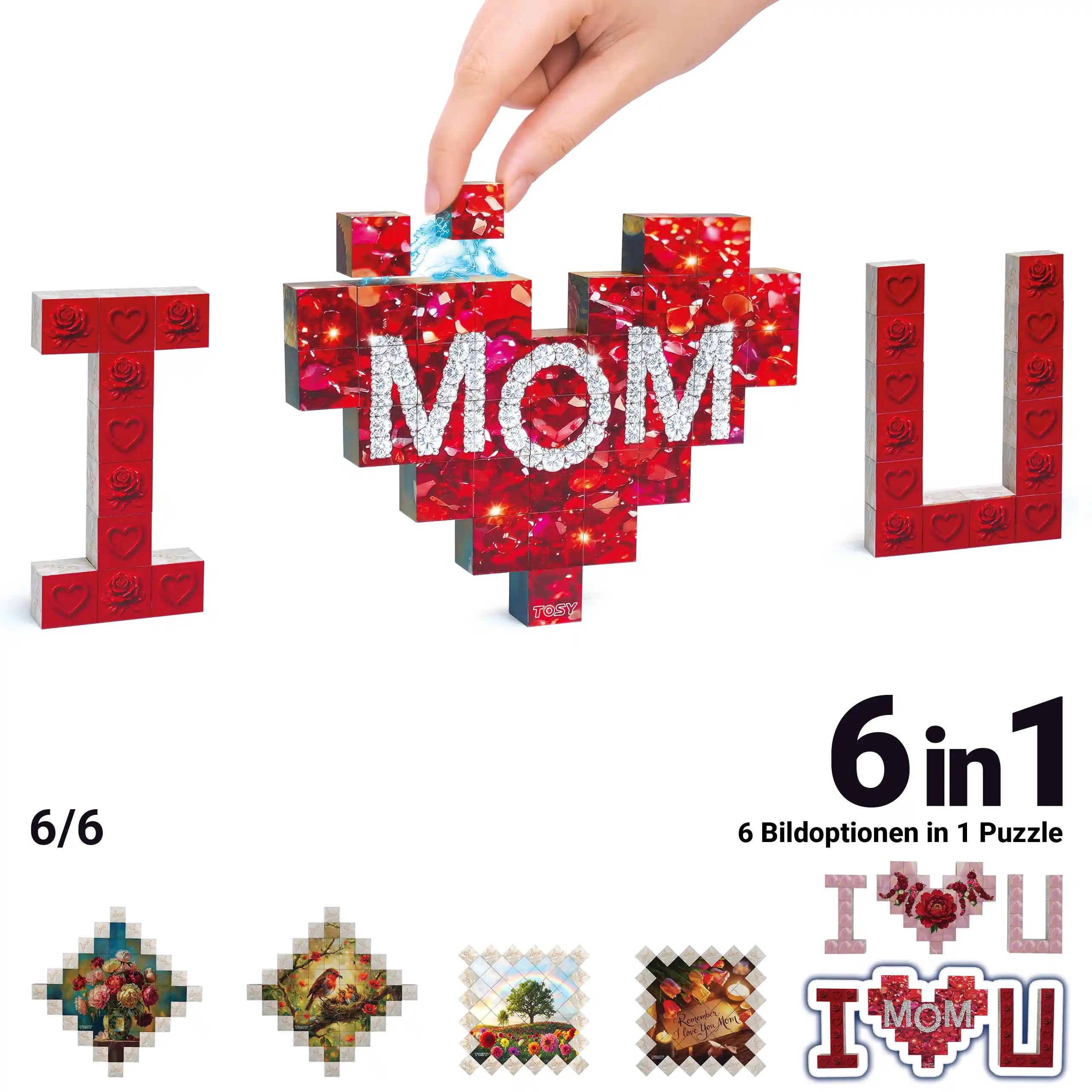 TOSY Picture Cube I Love You Mom