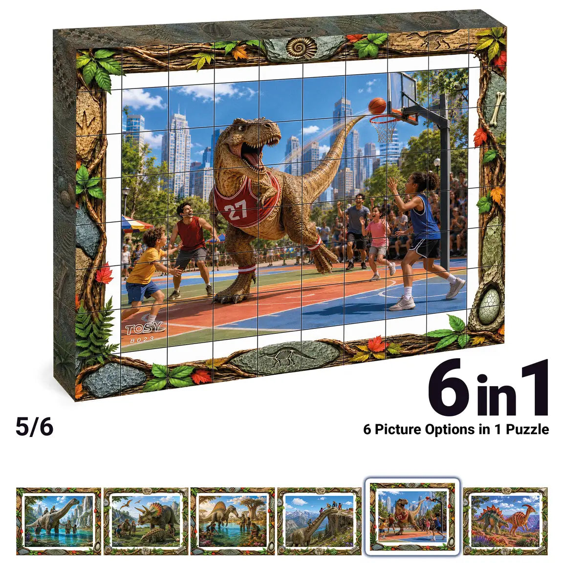 TOSY Picture Cube Life with Dinos