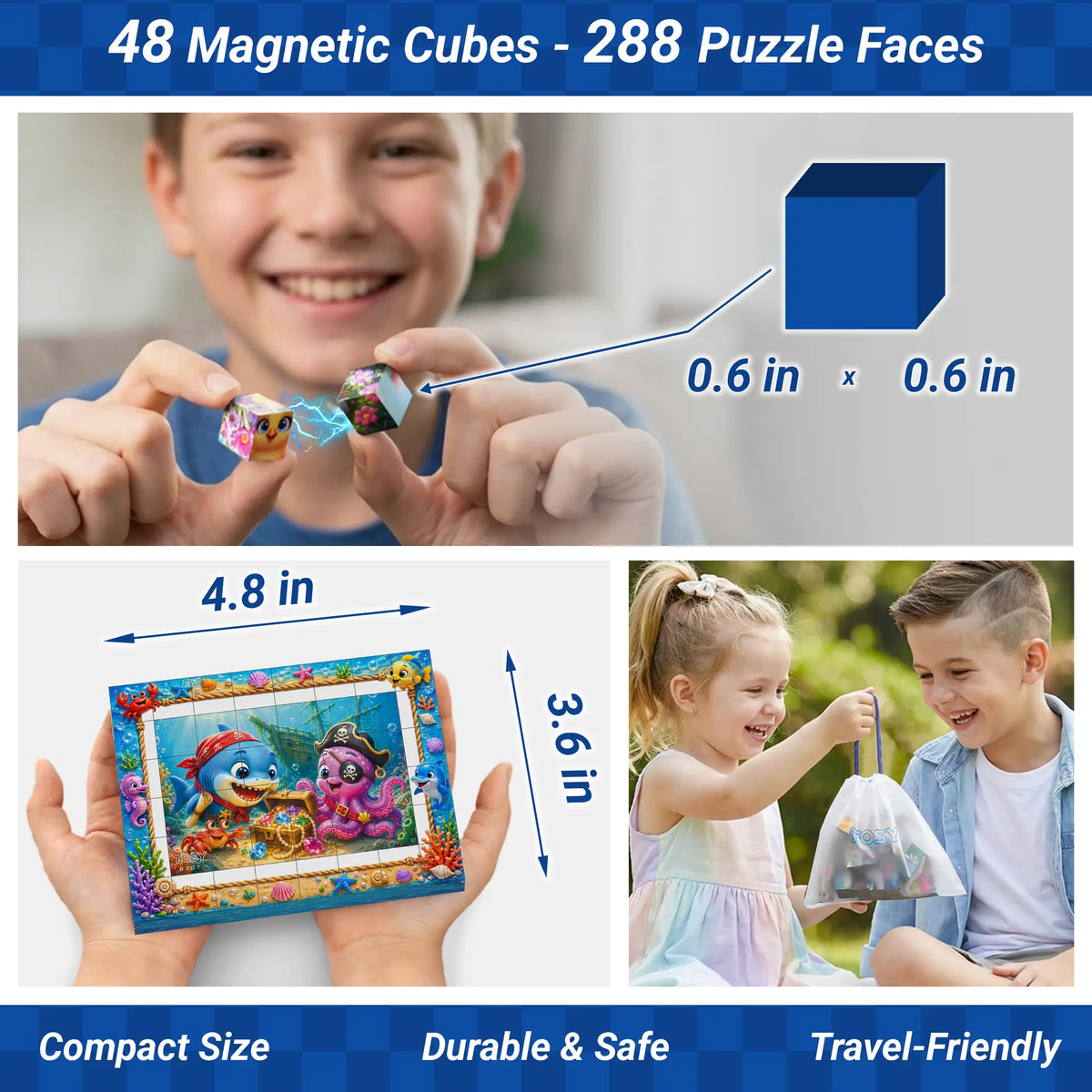 TOSY Picture Cube Ocean Buddies