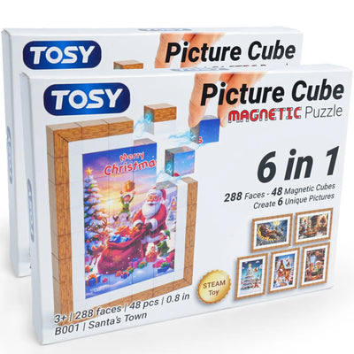 TOSY Picture Cube Santa's Town