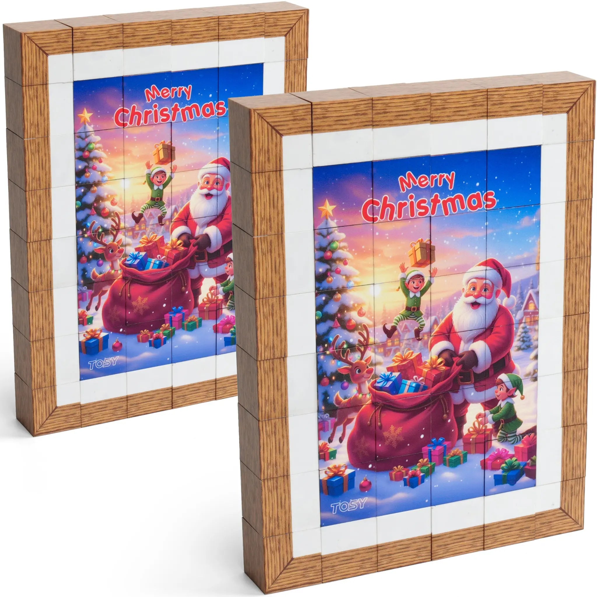 TOSY Picture Cube Santa's Town - 2 Pack