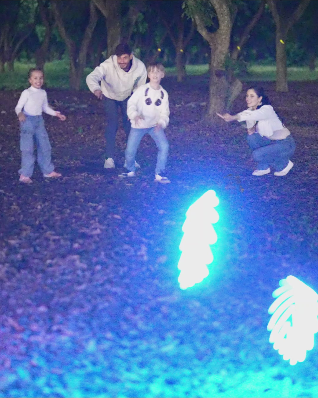 Load video: TOSY Flying Ring family outdoor game in the park and backyard, featuring easy catches and active play for all ages.