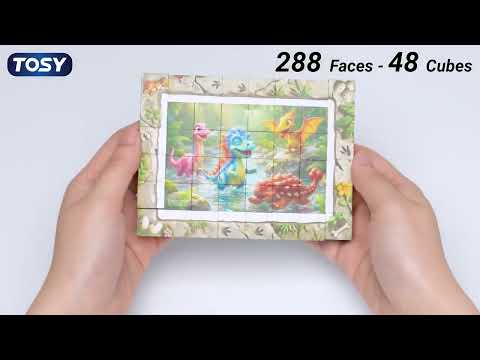 TOSY Picture Cube Cute Dino