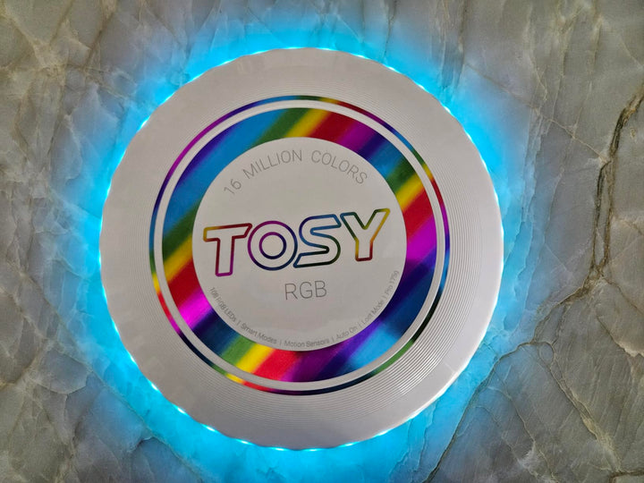 TOSY® LED Flying Disc – Light-Up Frisbee for Night Play