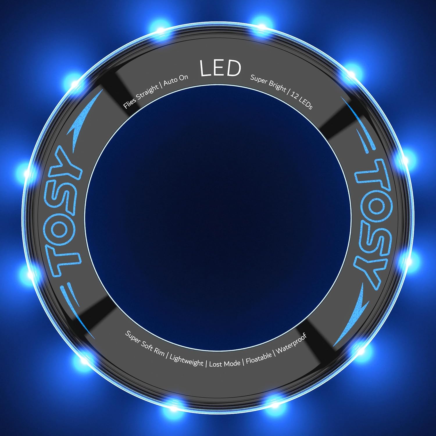 TOSY Flying Ring Mono LED - 2 Pack (Blue)