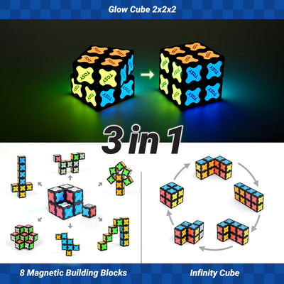 TOSY Magnet Cube 2x2 - 2 Pack