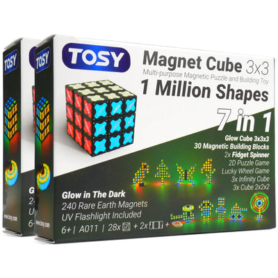 TOSY Magnet Cube 3x3 - 2 Pack
