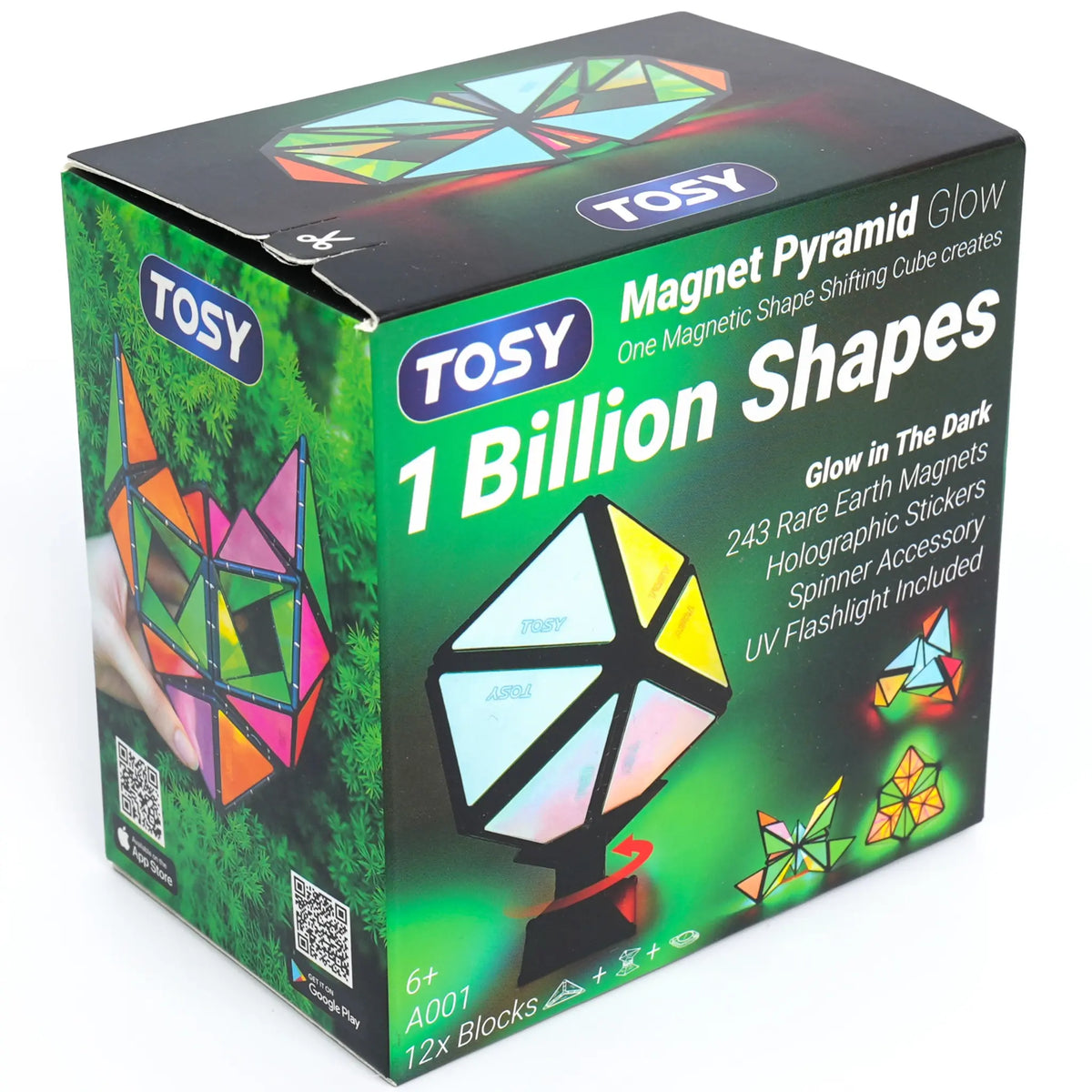 Pyramidal Magnet TOSY Magnet Pyramid Glow