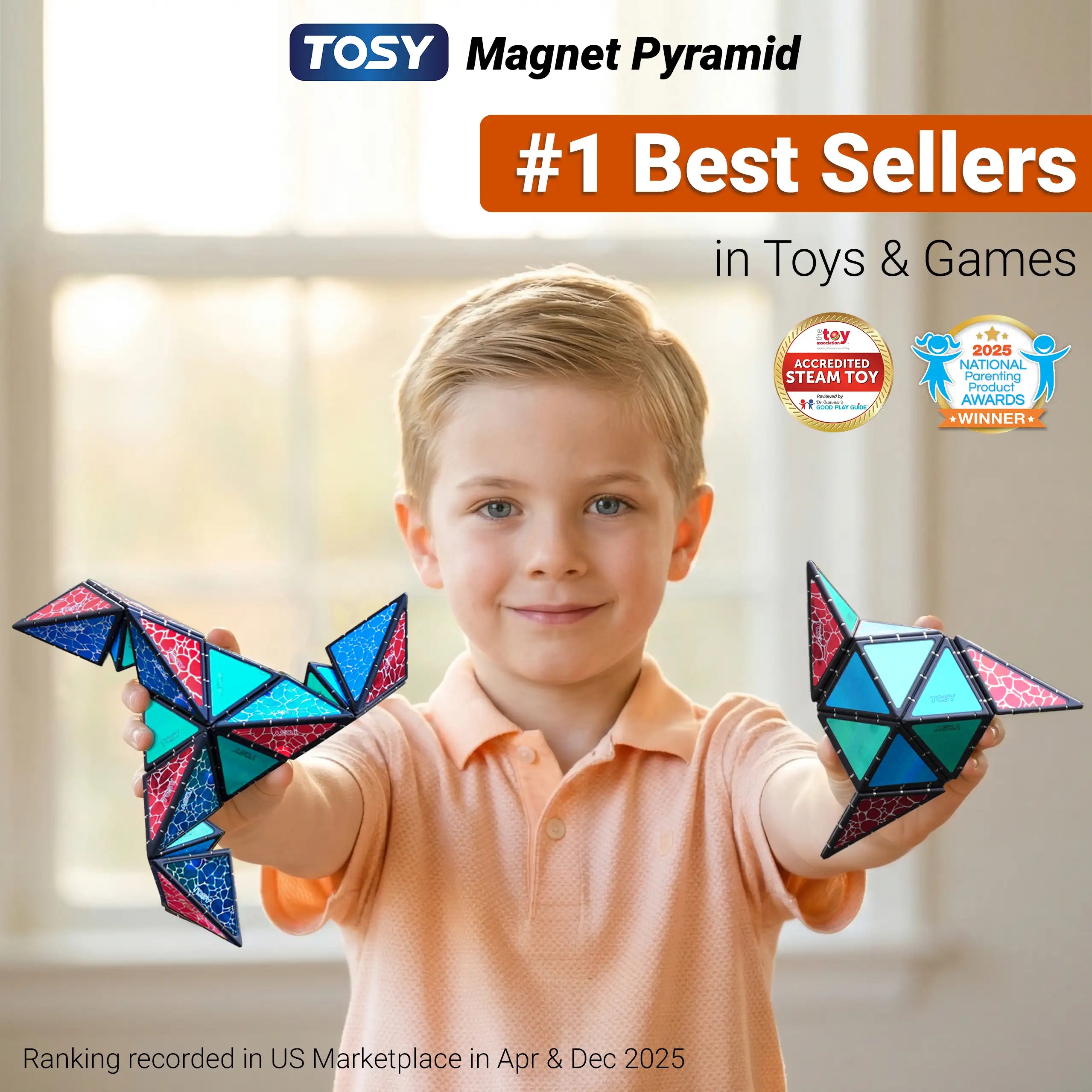 TOSY Magnet Pyramid Stone