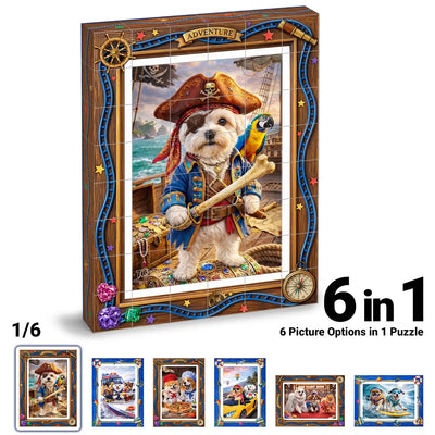 TOSY Picture Cube Action Dogs