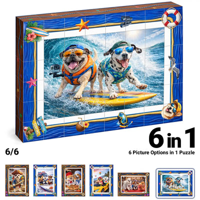 TOSY Picture Cube Action Dogs