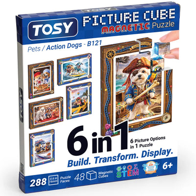 TOSY Picture Cube Action Dogs