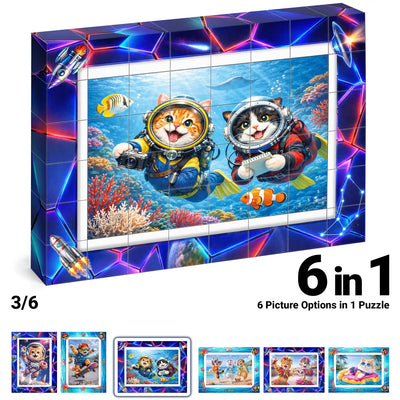 TOSY Picture Cube Adventure Cats