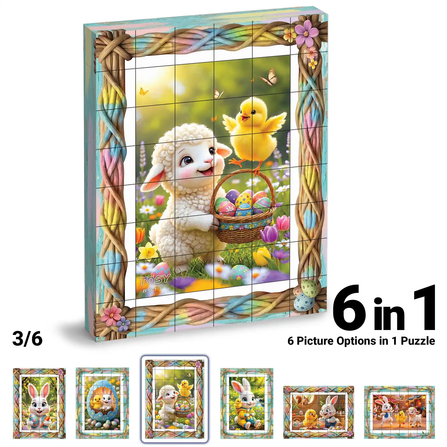 TOSY Picture Cube Bunny Land