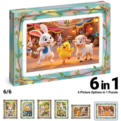 TOSY Picture Cube Bunny Land
