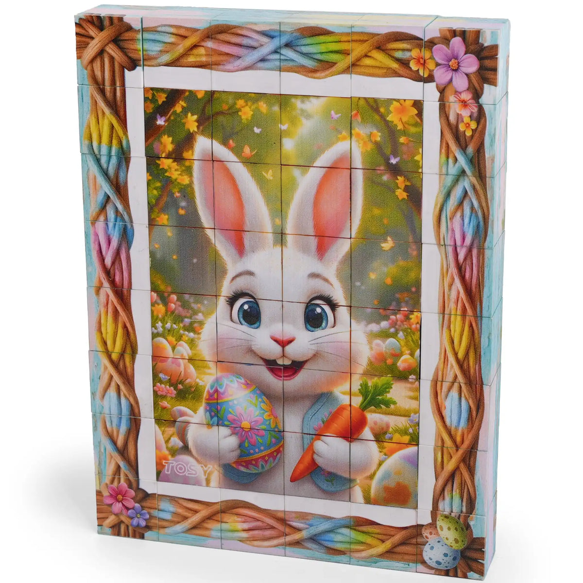 TOSY Picture Cube Bunny Land – 6-in-1 Magnetic Picture Puzzle Toy ...