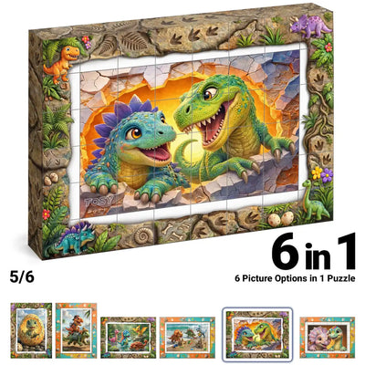 TOSY Picture Cube Cute Dino