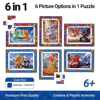 TOSY Picture Cube Dragon Tales