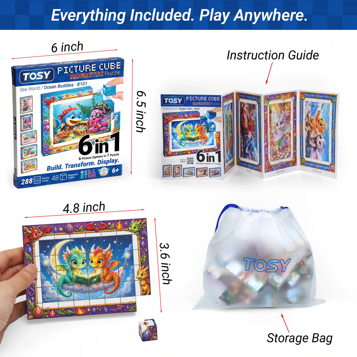 TOSY Picture Cube Dragon Tales