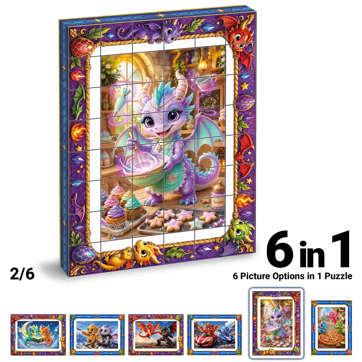 TOSY Picture Cube Dragon Tales