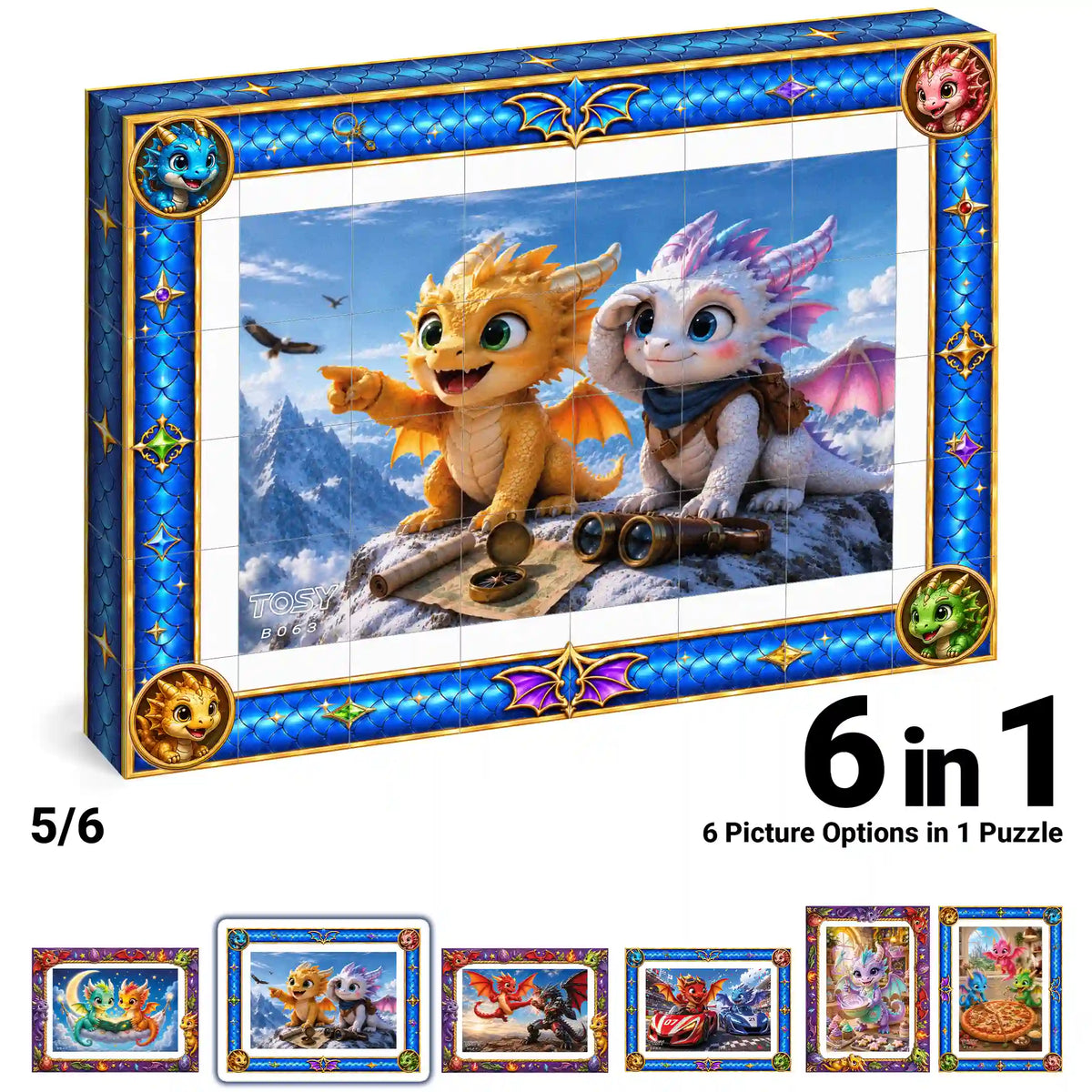 TOSY Picture Cube Dragon Tales