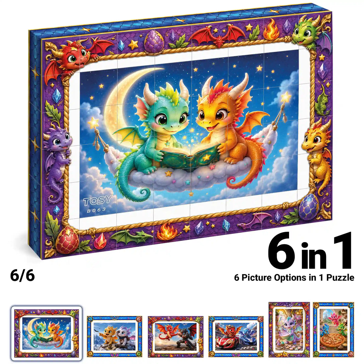 TOSY Picture Cube Dragon Tales