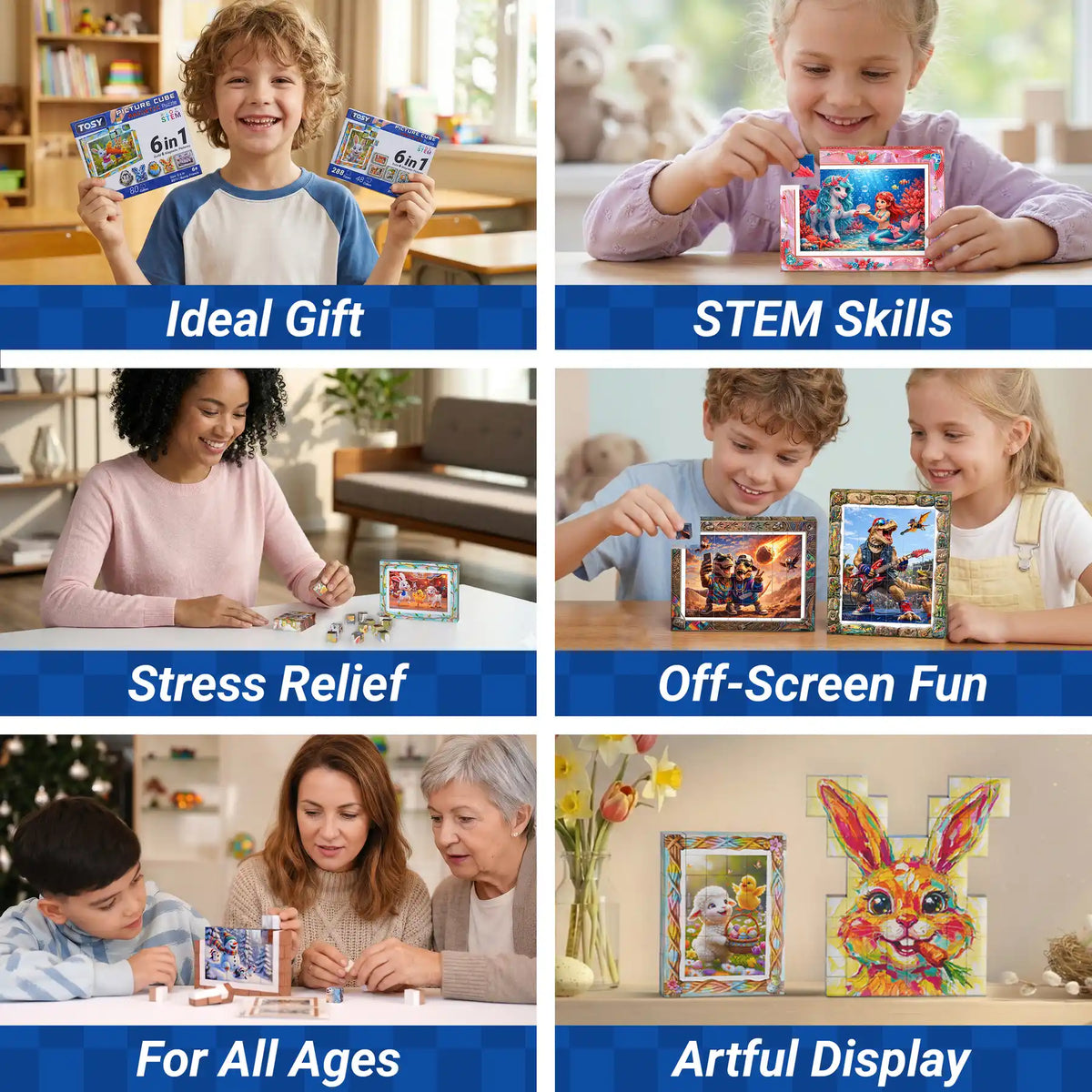TOSY Picture Cube Enchanted Holiday