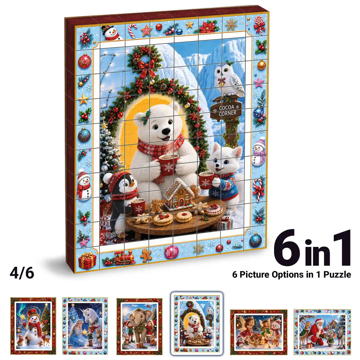TOSY Picture Cube Enchanted Holiday