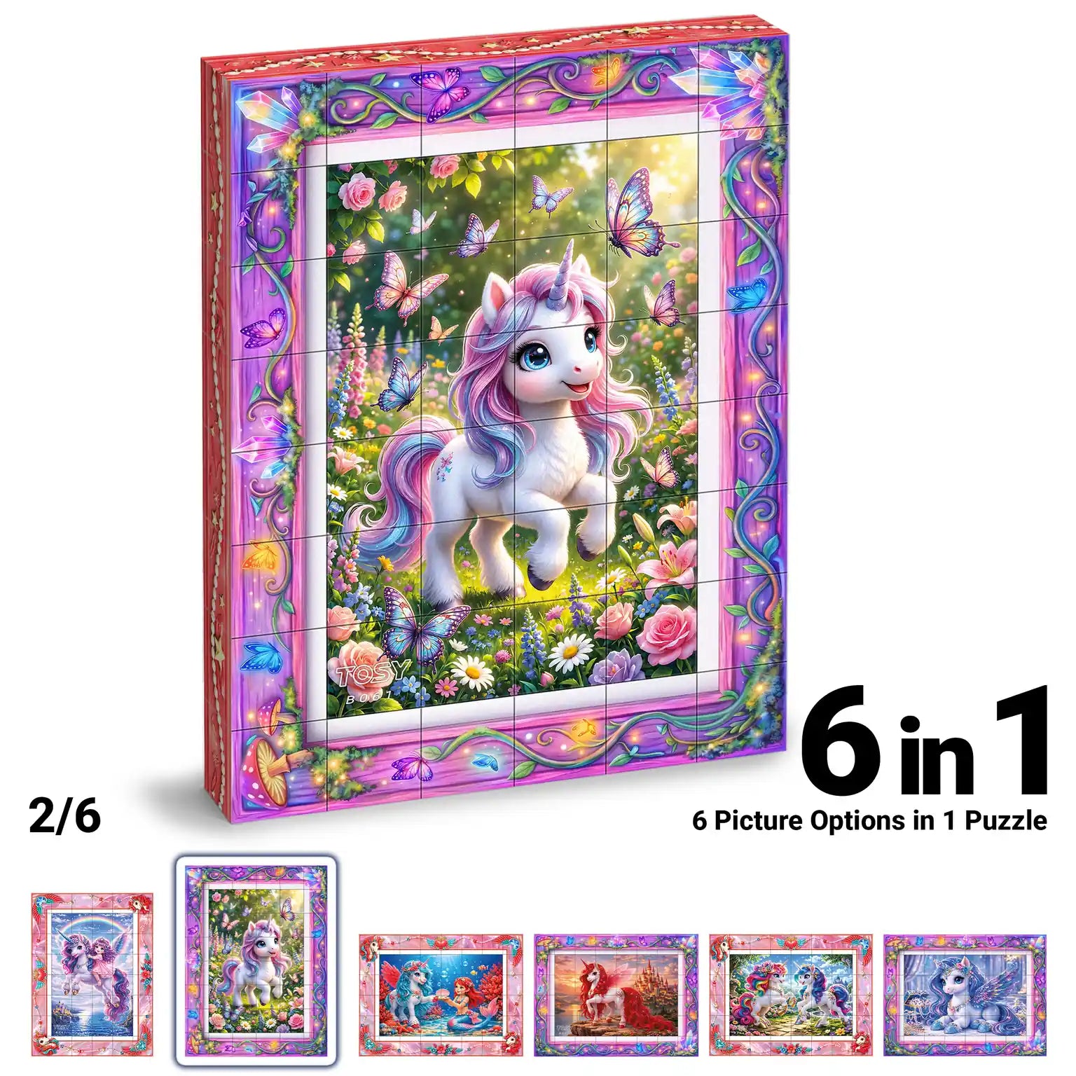 TOSY Picture Cube Fairy Unicorns
