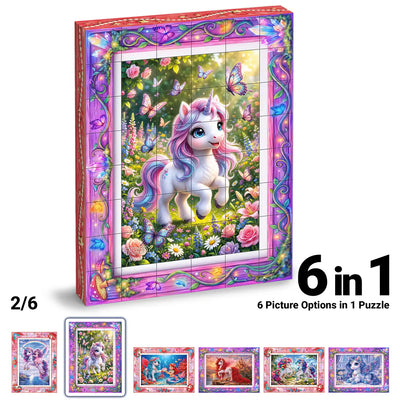 TOSY Picture Cube Fairy Unicorns